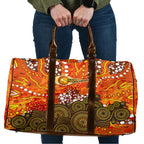 Perth Scorchers Travel Bag Graffiti Urban Aboriginal Dot Abstract Design