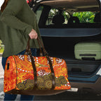 Perth Scorchers Travel Bag Graffiti Urban Aboriginal Dot Abstract Design
