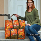 Perth Scorchers Travel Bag Graffiti Urban Aboriginal Dot Abstract Design