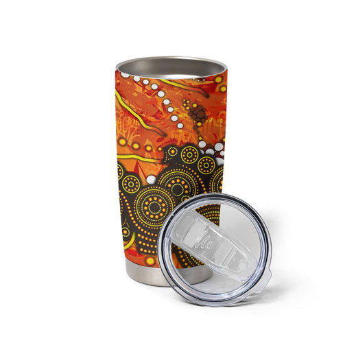 Perth Scorchers Tumbler Cup Graffiti Urban Aboriginal Dot Abstract Design