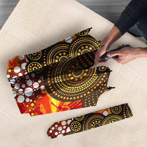 Perth Scorchers Umbrella Graffiti Urban Aboriginal Dot Abstract Design