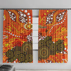 Perth Scorchers Window Curtain Graffiti Urban Aboriginal Dot Abstract Design