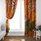 Perth Scorchers Window Curtain Graffiti Urban Aboriginal Dot Abstract Design