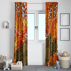 Perth Scorchers Window Curtain Graffiti Urban Aboriginal Dot Abstract Design