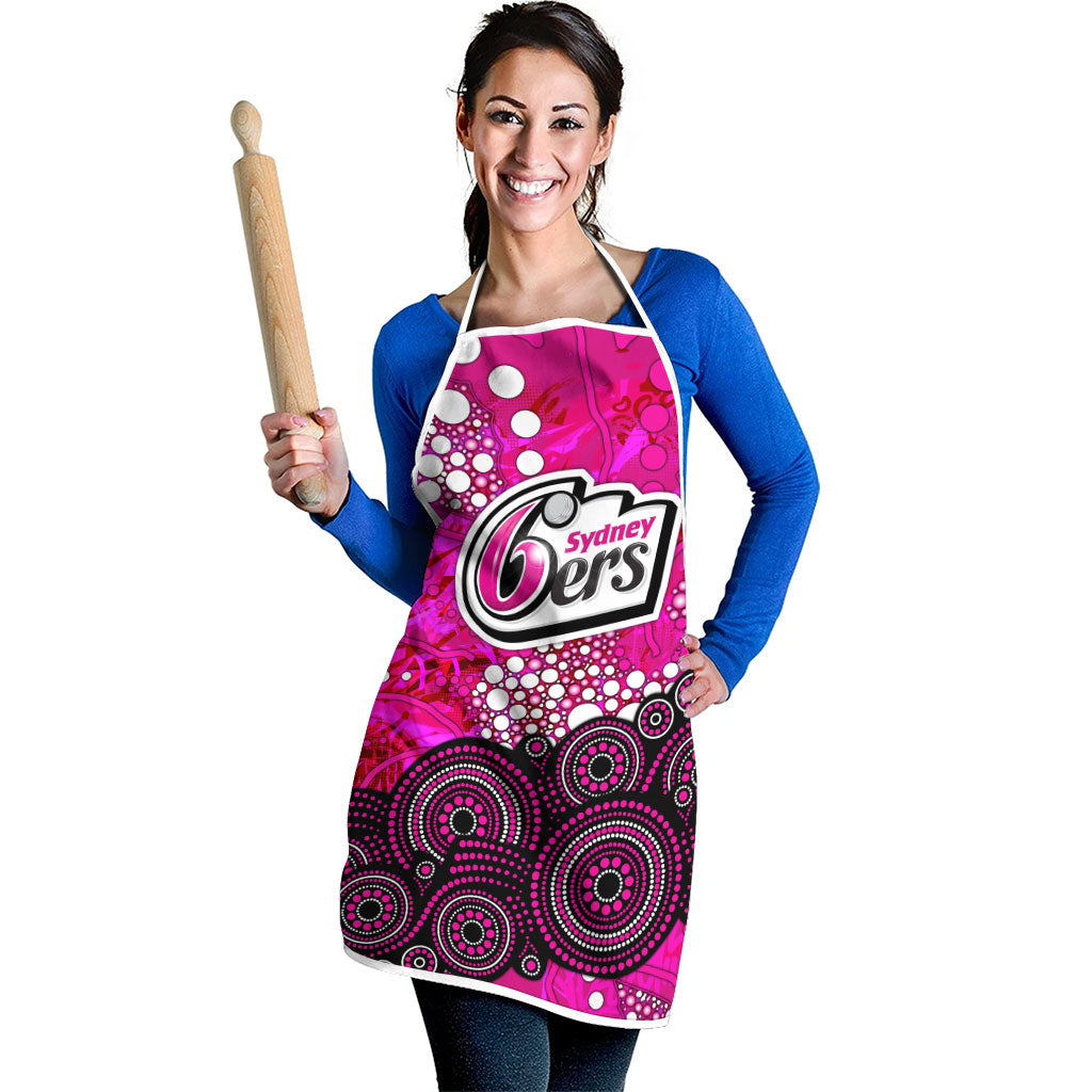 Sydney Sixers Apron Graffiti Urban Aboriginal Dot Abstract Design