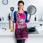 Sydney Sixers Apron Graffiti Urban Aboriginal Dot Abstract Design
