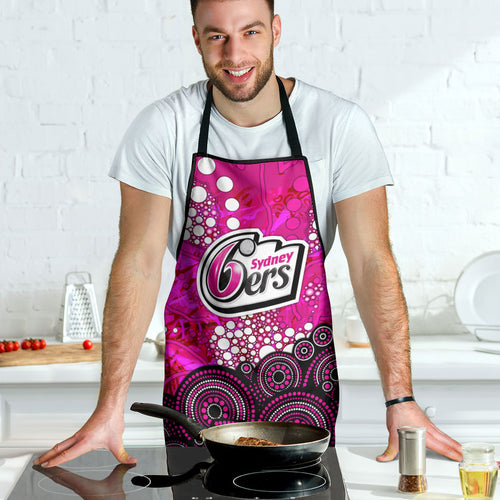 Sydney Sixers Apron Graffiti Urban Aboriginal Dot Abstract Design