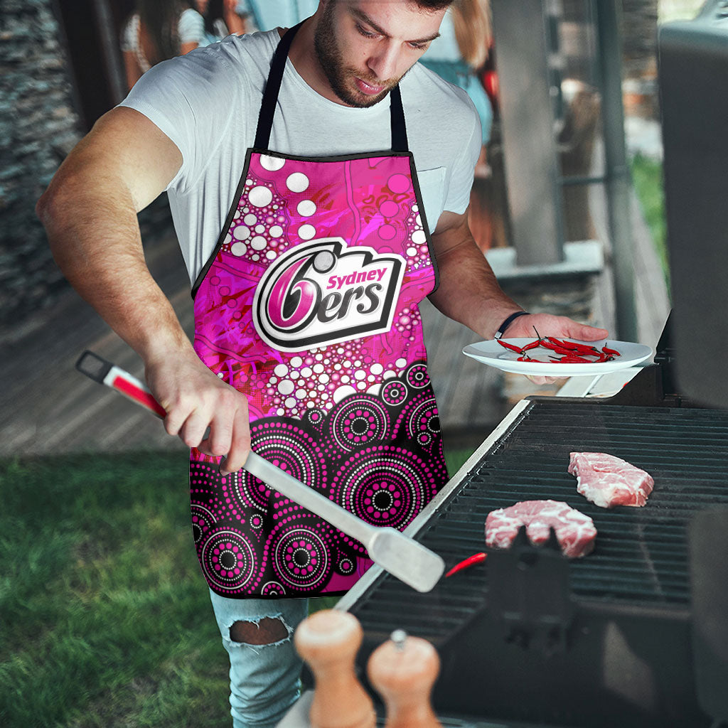 Sydney Sixers Apron Graffiti Urban Aboriginal Dot Abstract Design