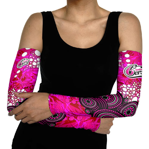 Sydney Sixers Arm Sleeves Graffiti Urban Aboriginal Dot Abstract Design