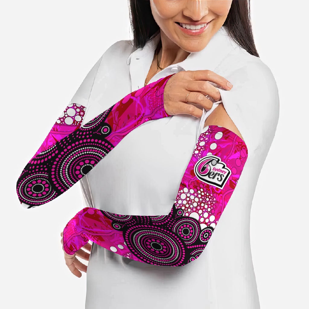 Sydney Sixers Arm Sleeves Graffiti Urban Aboriginal Dot Abstract Design