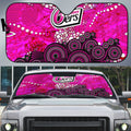 Sydney Sixers Auto Sun Shade Graffiti Urban Aboriginal Dot Abstract Design