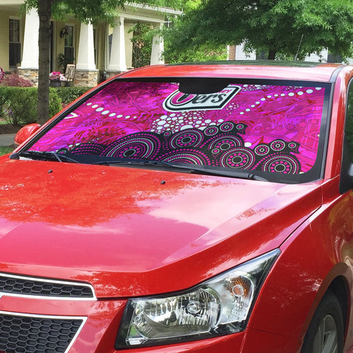 Sydney Sixers Auto Sun Shade Graffiti Urban Aboriginal Dot Abstract Design