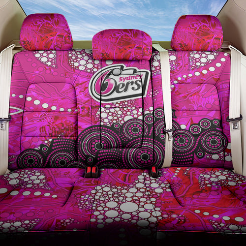 Sydney Sixers Back Car Seat Cover Graffiti Urban Aboriginal Dot Abstract Design
