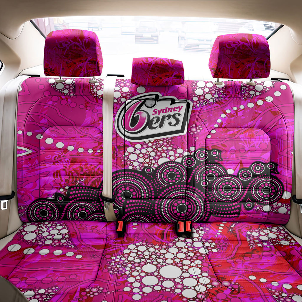 Sydney Sixers Back Car Seat Cover Graffiti Urban Aboriginal Dot Abstract Design