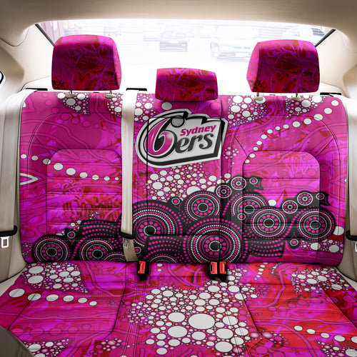 Sydney Sixers Back Car Seat Cover Graffiti Urban Aboriginal Dot Abstract Design