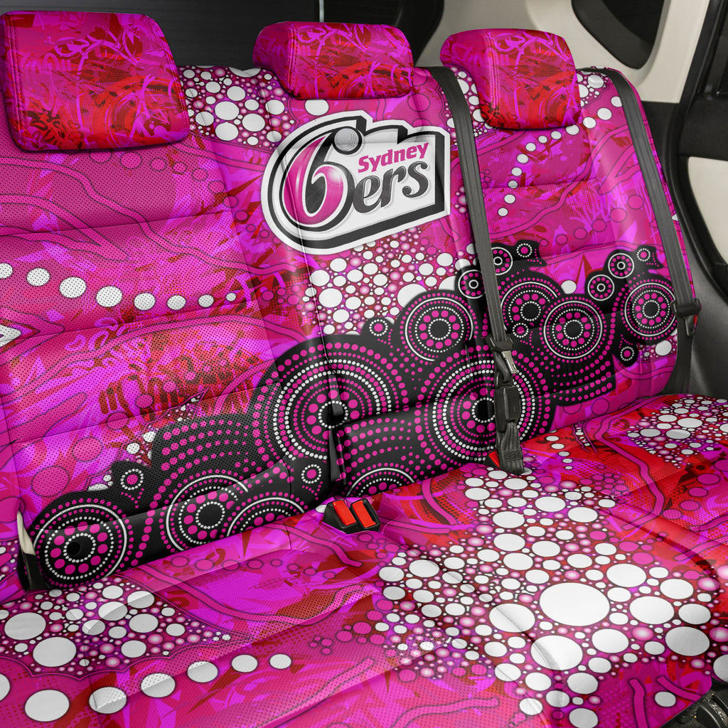 Sydney Sixers Back Car Seat Cover Graffiti Urban Aboriginal Dot Abstract Design