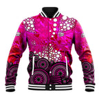 Sydney Sixers Baseball Jacket Graffiti Urban Aboriginal Dot Abstract Design