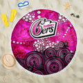Sydney Sixers Beach Blanket Graffiti Urban Aboriginal Dot Abstract Design