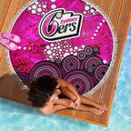 Sydney Sixers Beach Blanket Graffiti Urban Aboriginal Dot Abstract Design