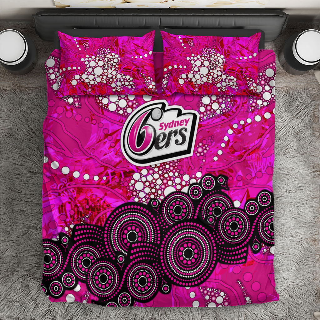 Sydney Sixers Bedding Set Graffiti Urban Aboriginal Dot Abstract Design