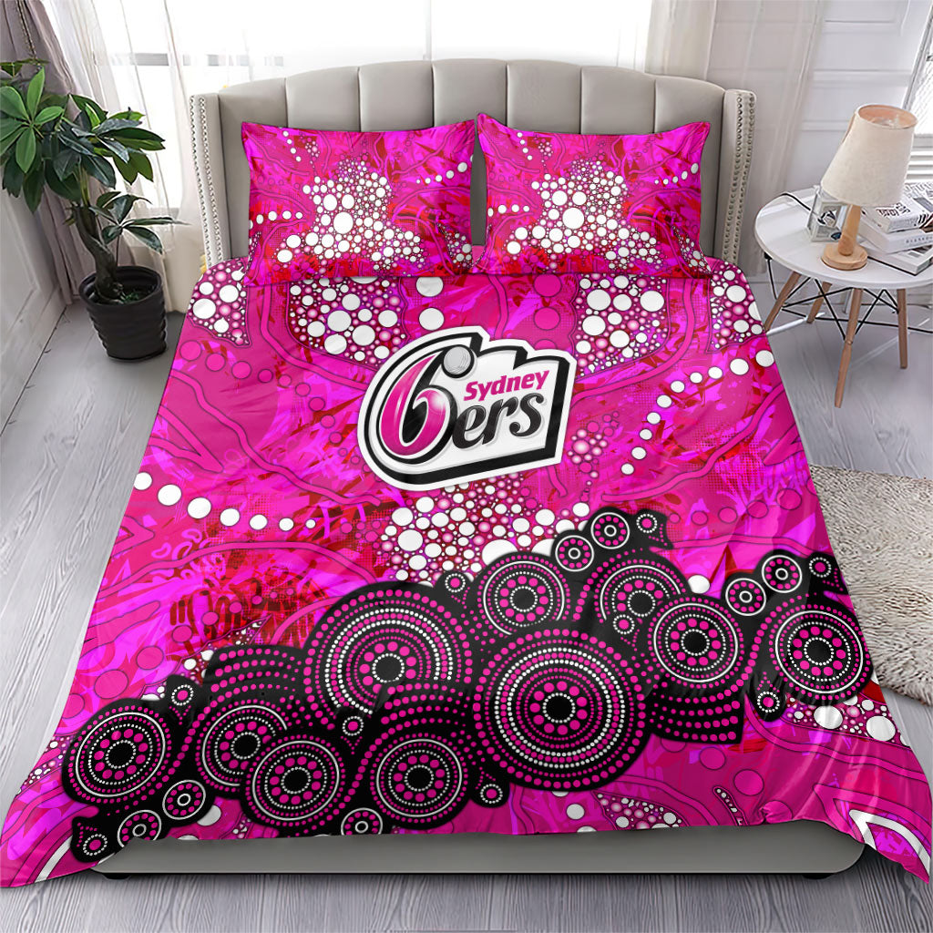 Sydney Sixers Bedding Set Graffiti Urban Aboriginal Dot Abstract Design