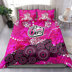 Sydney Sixers Bedding Set Graffiti Urban Aboriginal Dot Abstract Design