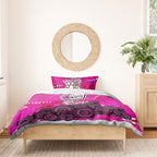 Sydney Sixers Bedding Set Graffiti Urban Aboriginal Dot Abstract Design