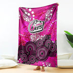 Sydney Sixers Blanket Graffiti Urban Aboriginal Dot Abstract Design