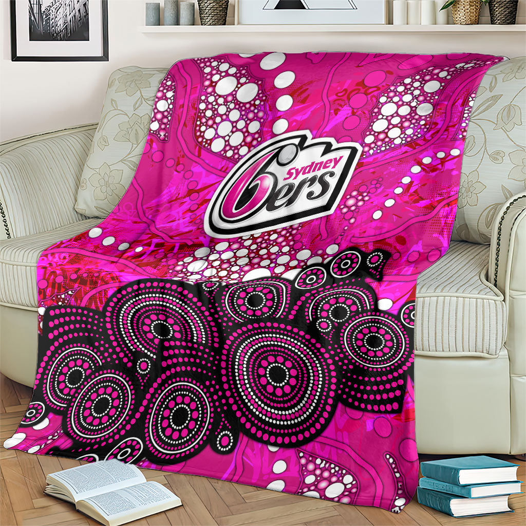 Sydney Sixers Blanket Graffiti Urban Aboriginal Dot Abstract Design