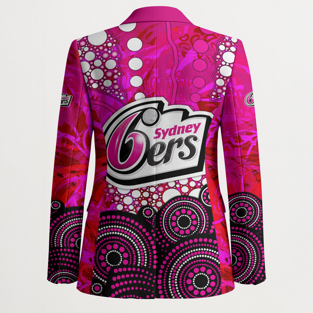 Sydney Sixers Blazer Graffiti Urban Aboriginal Dot Abstract Design
