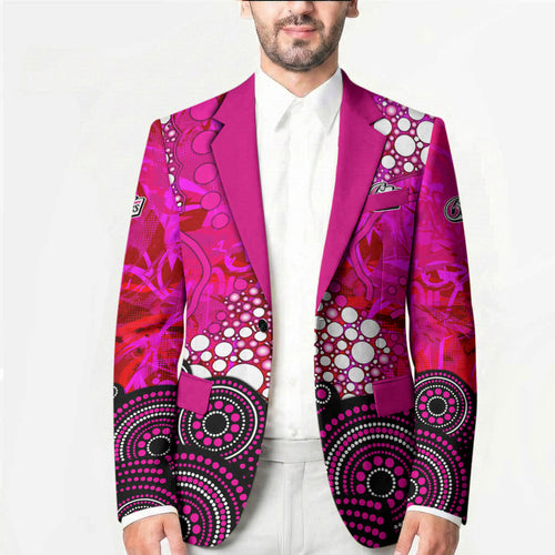 Sydney Sixers Blazer Graffiti Urban Aboriginal Dot Abstract Design