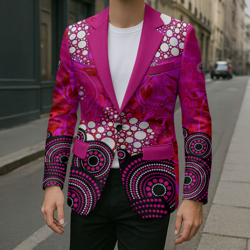 Sydney Sixers Blazer Graffiti Urban Aboriginal Dot Abstract Design
