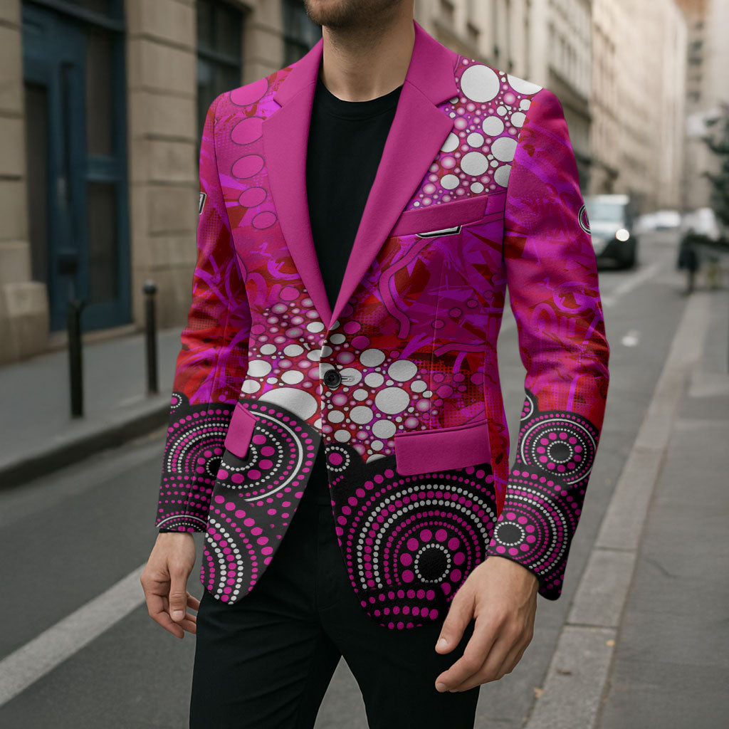 Sydney Sixers Blazer Graffiti Urban Aboriginal Dot Abstract Design