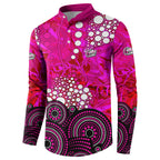 Sydney Sixers Button Sweatshirt Graffiti Urban Aboriginal Dot Abstract Design