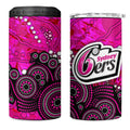 Sydney Sixers 4 in 1 Can Cooler Tumbler Graffiti Urban Aboriginal Dot Abstract Design