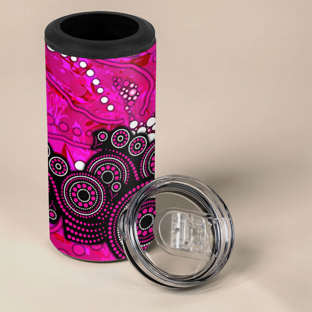 Sydney Sixers 4 in 1 Can Cooler Tumbler Graffiti Urban Aboriginal Dot Abstract Design