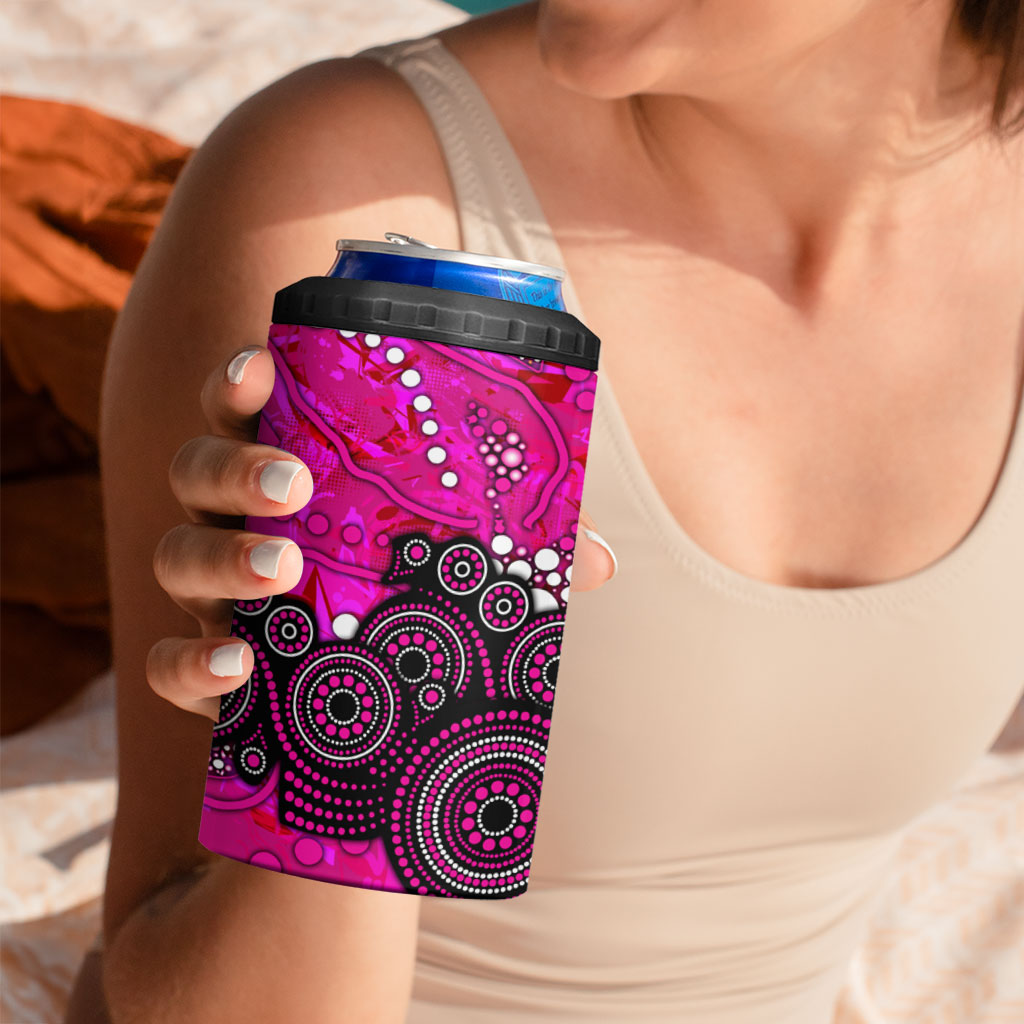 Sydney Sixers 4 in 1 Can Cooler Tumbler Graffiti Urban Aboriginal Dot Abstract Design