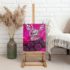 Sydney Sixers Canvas Wall Art Graffiti Urban Aboriginal Dot Abstract Design
