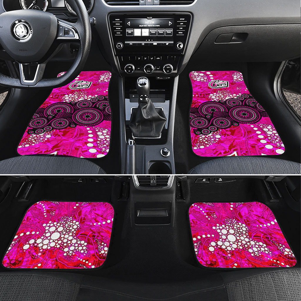 Sydney Sixers Car Mats Graffiti Urban Aboriginal Dot Abstract Design