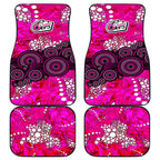 Sydney Sixers Car Mats Graffiti Urban Aboriginal Dot Abstract Design