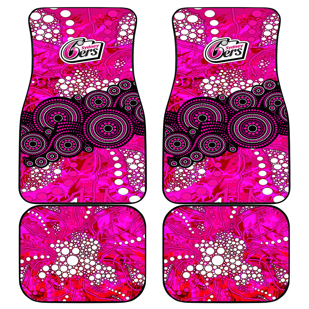 Sydney Sixers Car Mats Graffiti Urban Aboriginal Dot Abstract Design