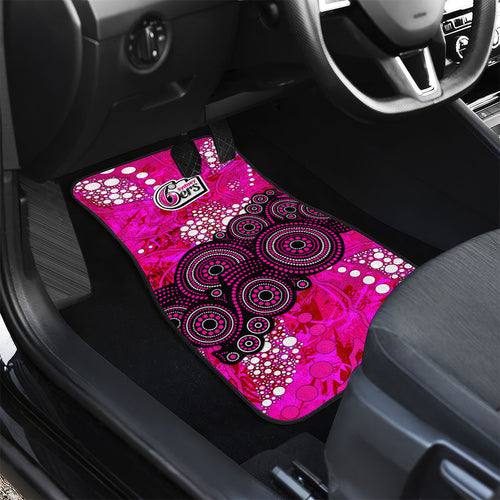 Sydney Sixers Car Mats Graffiti Urban Aboriginal Dot Abstract Design