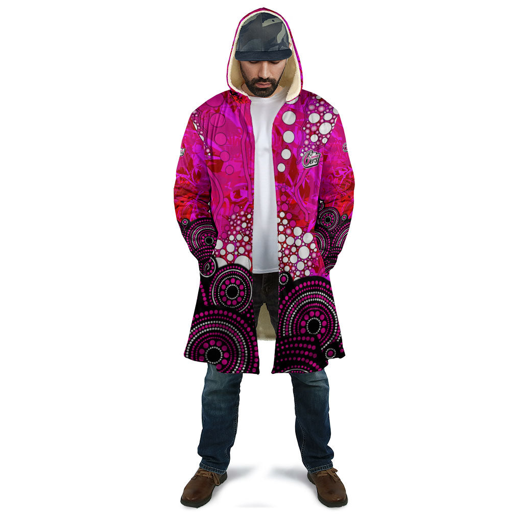 Sydney Sixers Cloak Graffiti Urban Aboriginal Dot Abstract Design