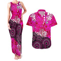 Sydney Sixers Couples Matching Tank Maxi Dress and Hawaiian Shirt Graffiti Urban Aboriginal Dot Abstract Design