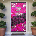 Sydney Sixers Door Cover Graffiti Urban Aboriginal Dot Abstract Design