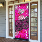 Sydney Sixers Door Cover Graffiti Urban Aboriginal Dot Abstract Design