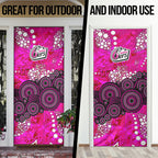 Sydney Sixers Door Cover Graffiti Urban Aboriginal Dot Abstract Design