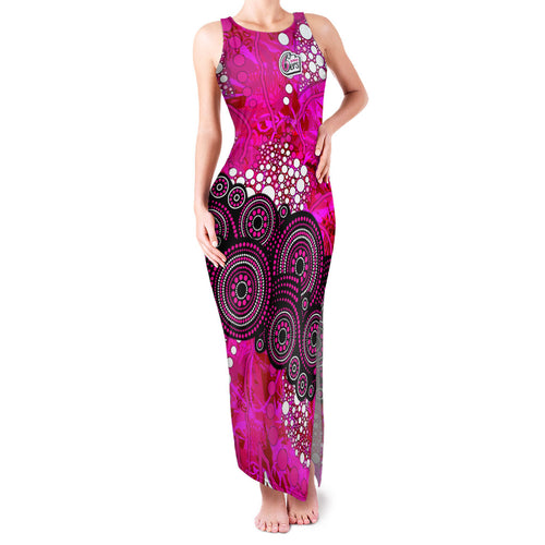 Sydney Sixers Family Matching Tank Maxi Dress and Hawaiian Shirt Graffiti Urban Aboriginal Dot Abstract Design