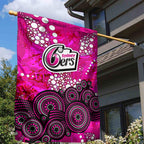 Sydney Sixers Garden Flag Graffiti Urban Aboriginal Dot Abstract Design