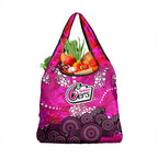 Sydney Sixers Grocery Bag Graffiti Urban Aboriginal Dot Abstract Design